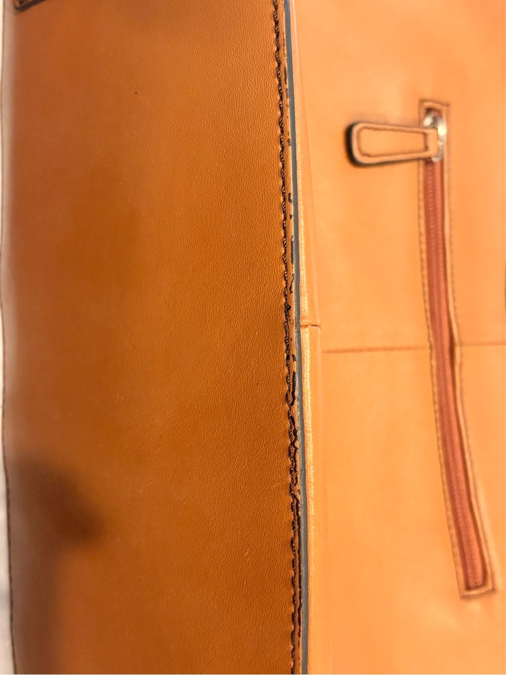 Etienne Aigner Tan Leather Hobo with Tassel Detail - Picture 6 of 8
